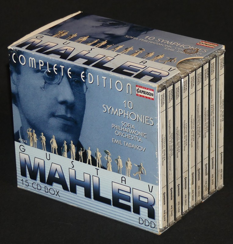 Gustav Mahler - 10 Symphonies - Sofia Philharmonic Orchestra (15 CD Box)