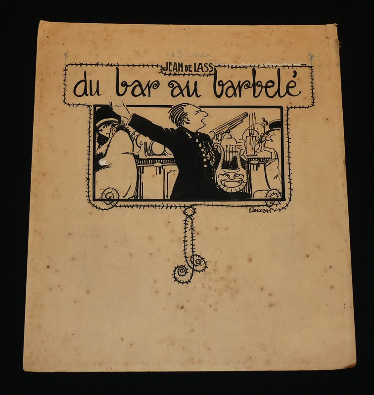 Maquette originale de la couverture de la plaquette de poésie 