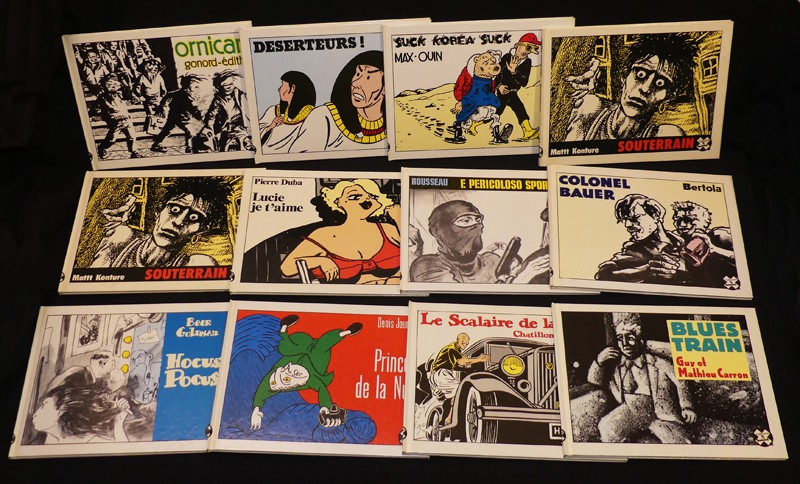 Collection X (Futuropolis), 73 albums sur 80