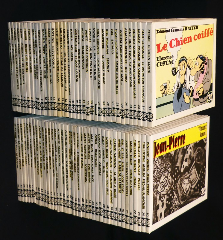 Collection X (Futuropolis), 73 albums sur 80