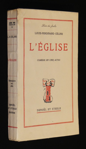 L'Eglise. Comédie en cinq actes