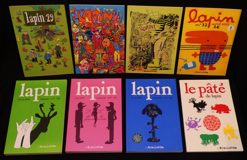 Lapin, revue de bande dessinée de l'association (30 numéros)