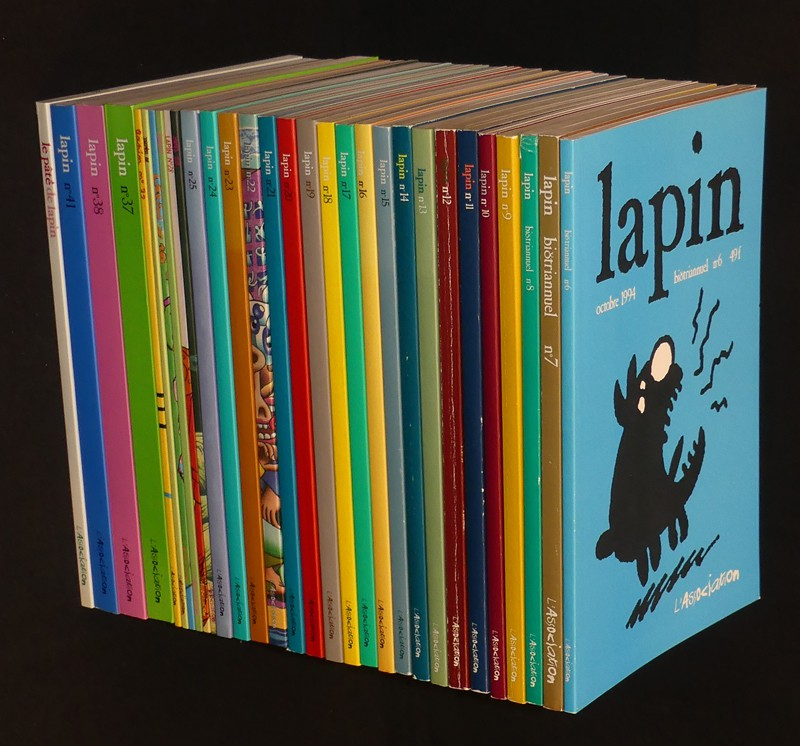 Lapin, revue de bande dessinée de l'association (30 numéros)