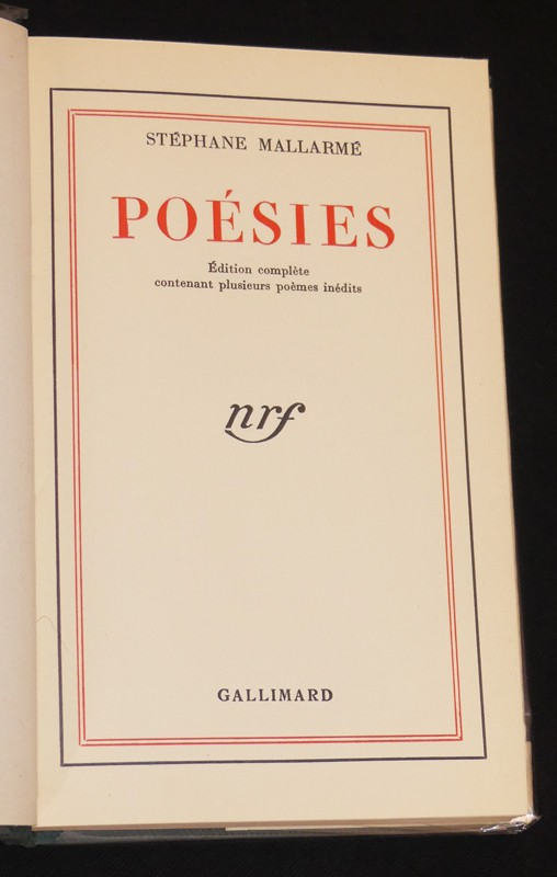 Poésies