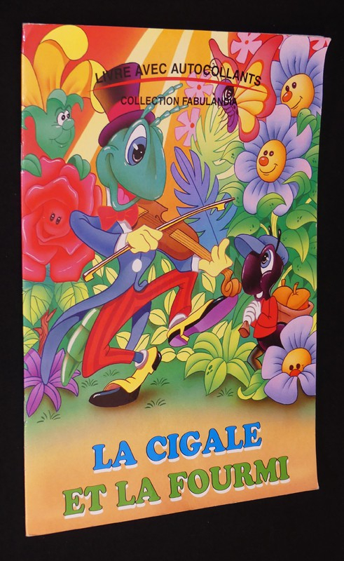 La cigale et la fourmi - livre avec autocollants