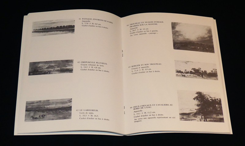 Paul Huet (1803-1869) : Aquarelles et dessins