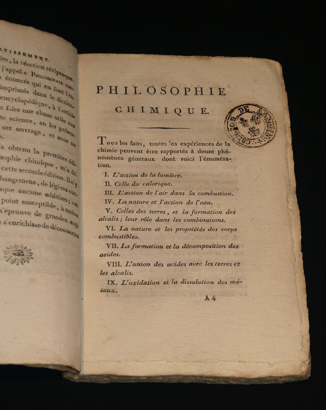 Philosophie chimique, ou vérités fondamentales de la chimie moderne