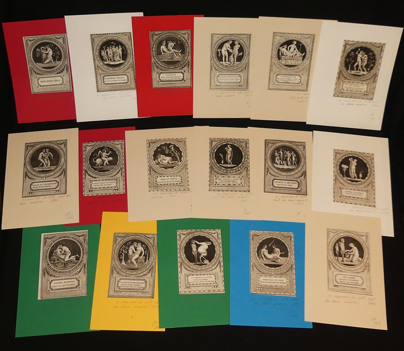 32 gravures érotiques XVIIIe siècle tirées de 