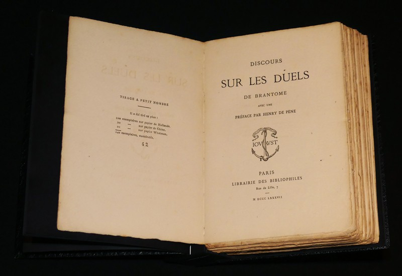 Discours sur les duels de Brantome