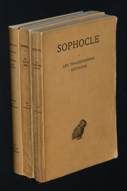 Sophocle (3 volumes) : Les Trachiniennes - Antigone - Ajax - Oedipe Roi - Electre - Philoctète - Oedipe à Colone