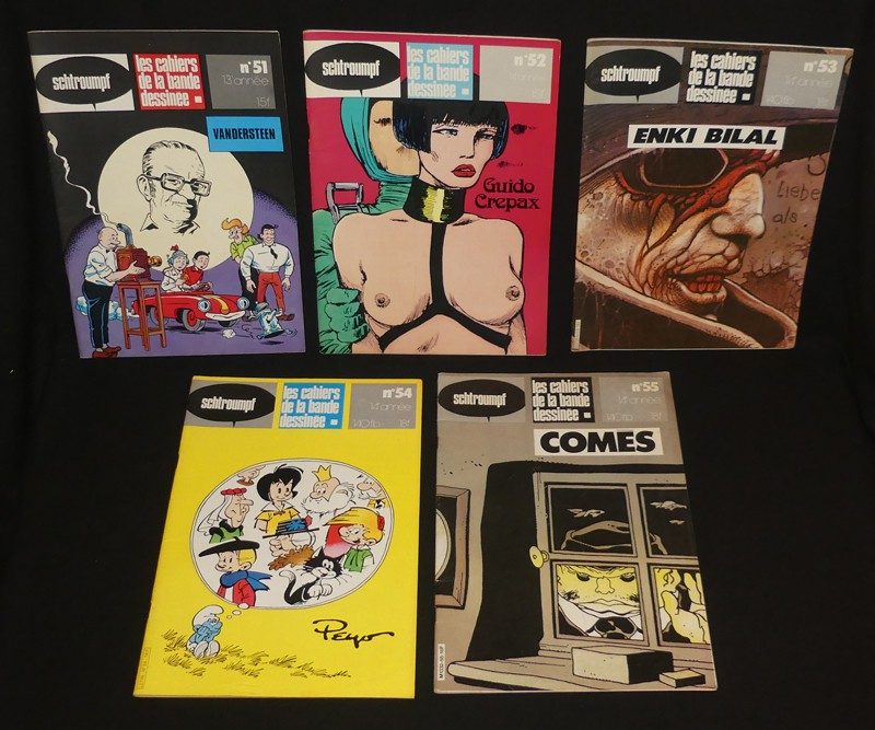 Schtroumpf, les cahiers de la bande dessinée (lot de 11 numéros)