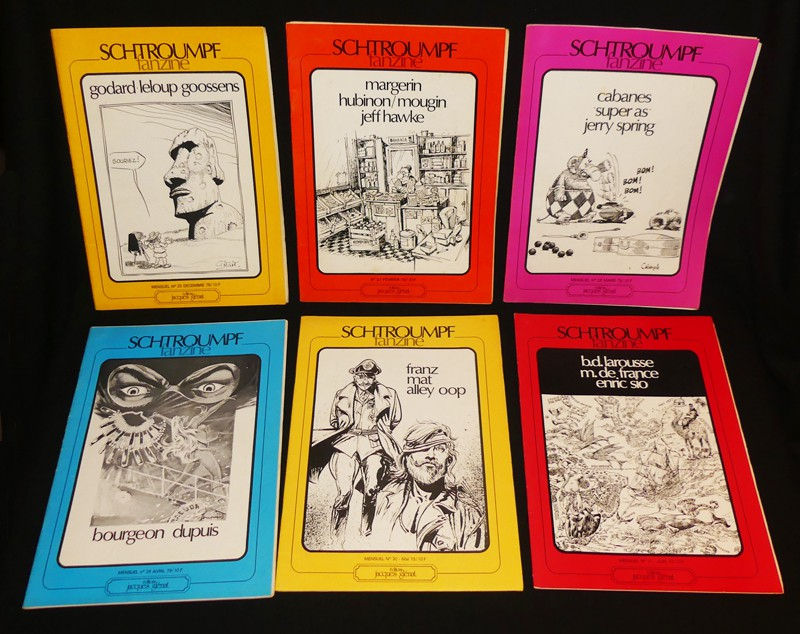 Schtroumpf Fanzine mensuel (lot de 10 numéros)