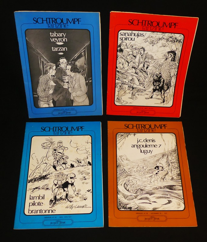 Schtroumpf Fanzine mensuel (lot de 10 numéros)