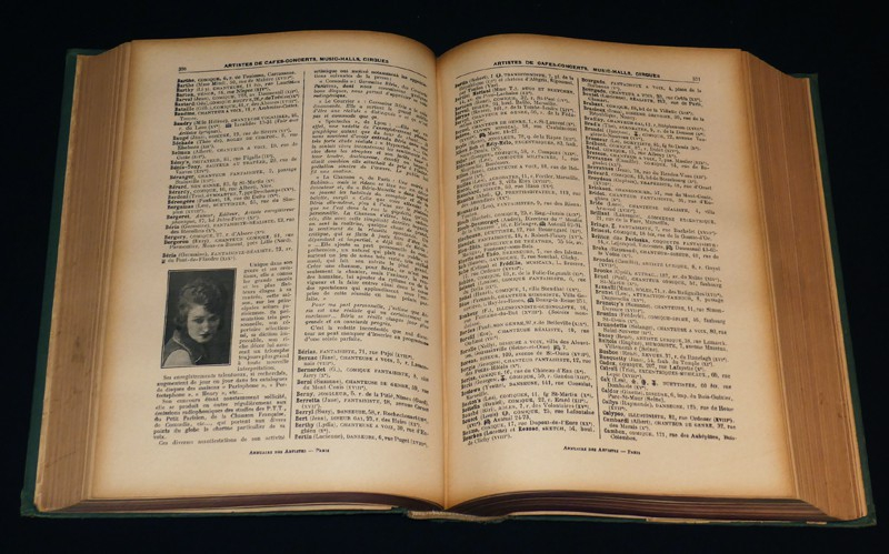 Annuaire des artistes 1931-1932 : Théâtre - Musique - Cinéma