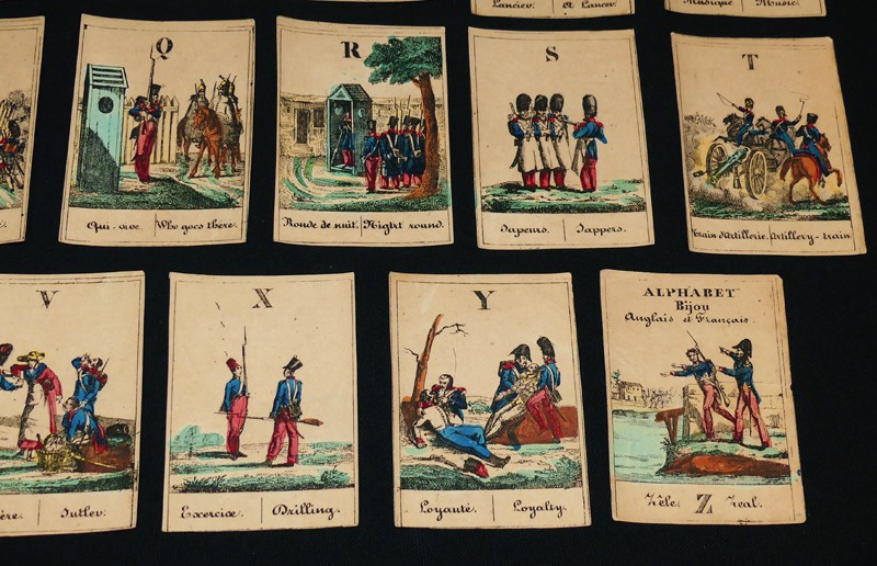 Alphabet bijou anglais et français