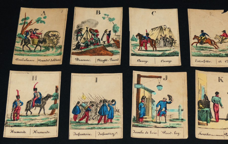 Alphabet bijou anglais et français