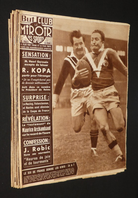 But et Club - Le Miroir des sports (15 numéros de 1956)