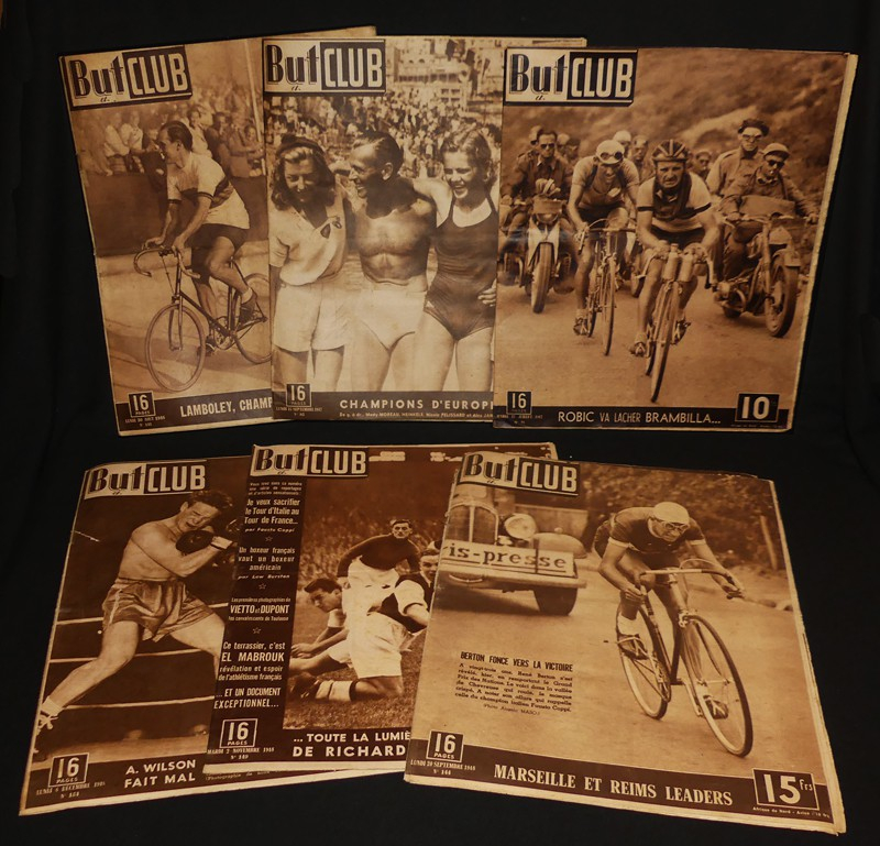 But et Club (1947-1948, n°75, 85, 141, 144, 149, 154)