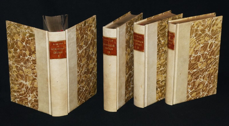 Vie et aventures de Robinson Crusoé (4 volumes)