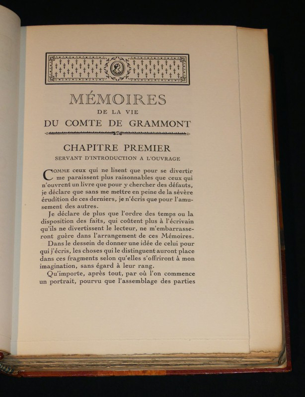 Mémoires de la vie du comte de Grammont
