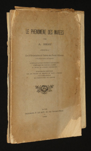 Le phénomène des marées