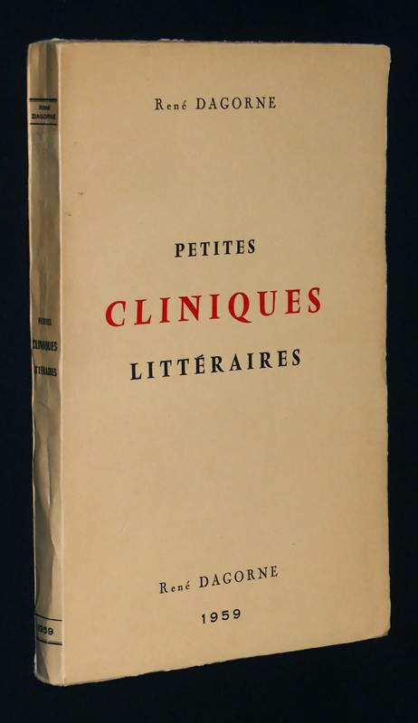 Petites cliniques littéraires