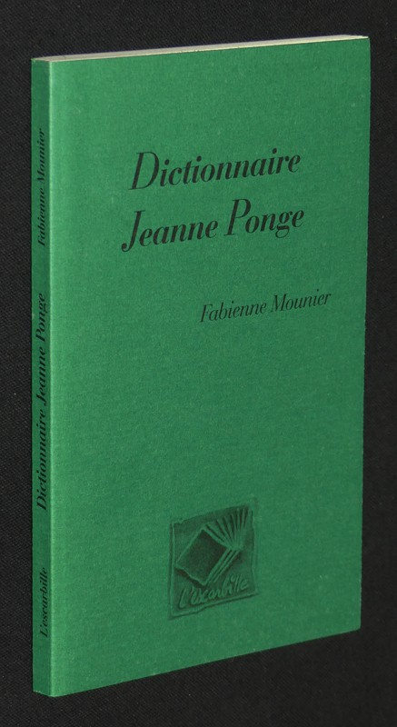 Dictionnaire Jeanne Ponge