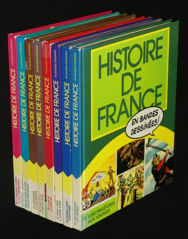 Histoire de France en bandes dessinées (8 volumes), complet