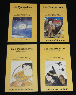 Quatre volumes de la série : Les Papinachois