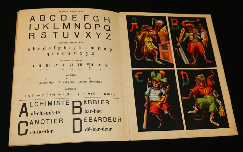 Grand alphabet des singes