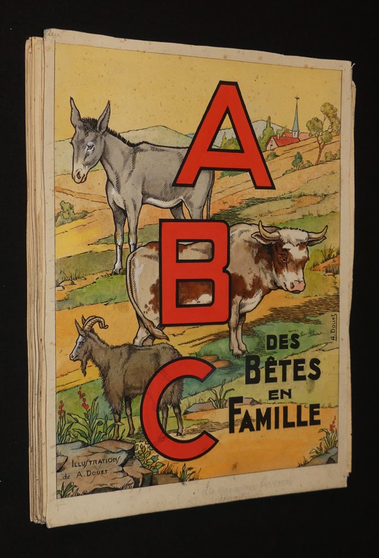 ABC des Bêtes en Famille : Planches d'illustration originales