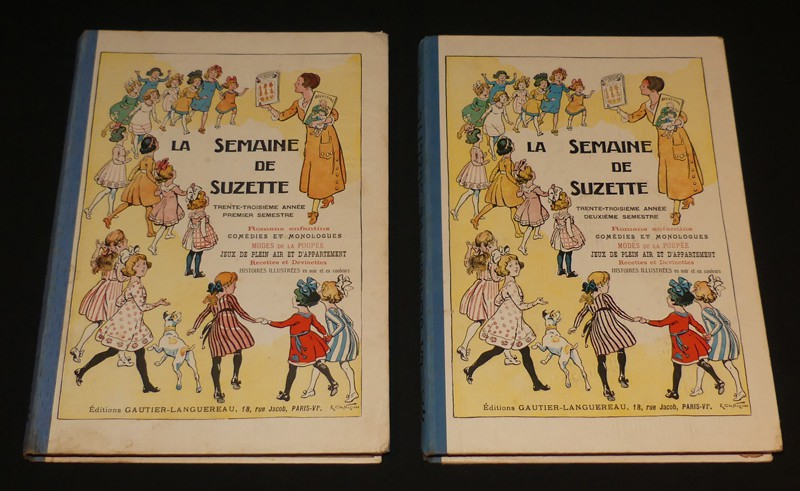 La semaine de Suzette, trente-troisième  année, premier et deuxième  semestres