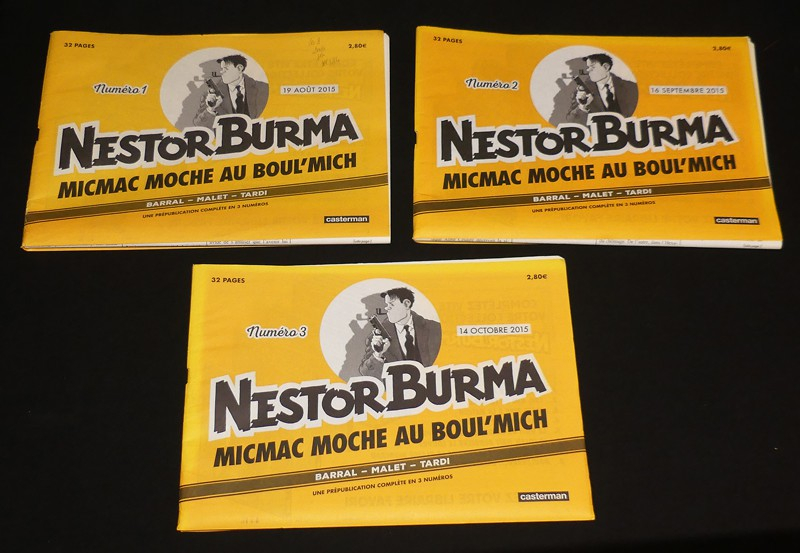 Nestor Burma : Micmac moche au Boul'mich (complet des trois numéros)
