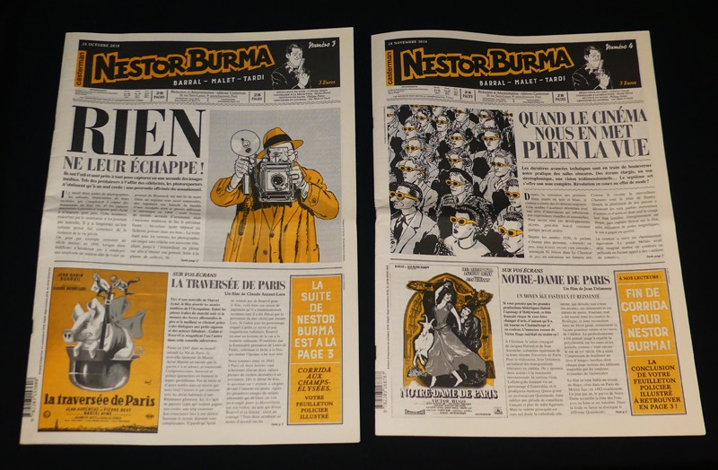 Nestor Burma : Corrida aux Champs-Elysées (complet des quatre numéros)