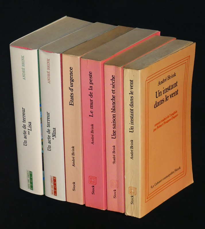 Lot de 5 romans de André Brink