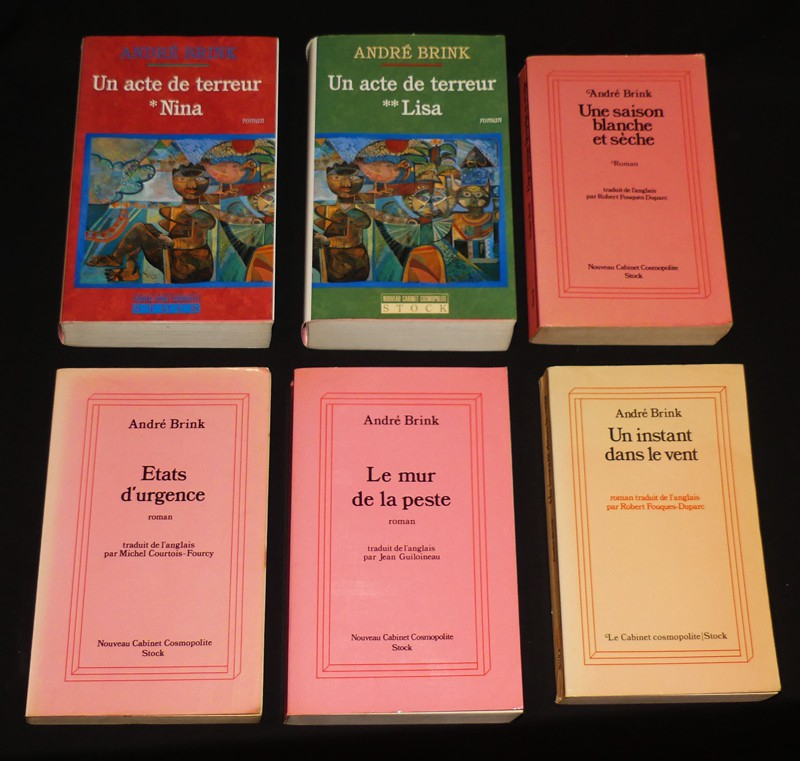 Lot de 5 romans de André Brink