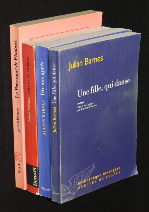Lot de quatre romans de Julian Barnes