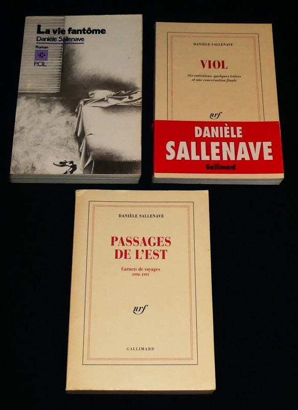 Lot de trois livres de Danièle Sallenave