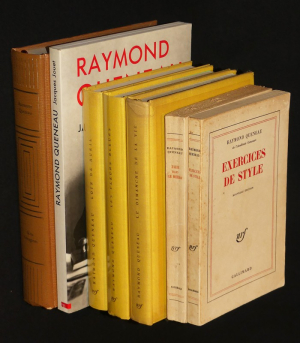 Lot de 7 ouvrages de ou sur Raymond Queneau