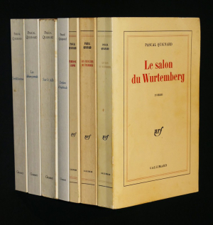 Lot de 7 ouvrages de Pascal Quignard