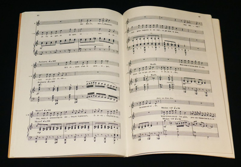 Le Pauvre Matelot, complainte en trois actes (Partition chant et piano)