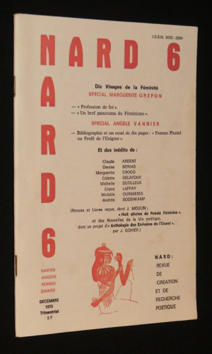 NARD, revue de création et de recherche poétique (n°6, décembre 1975) : Spécial Angèle Vannier