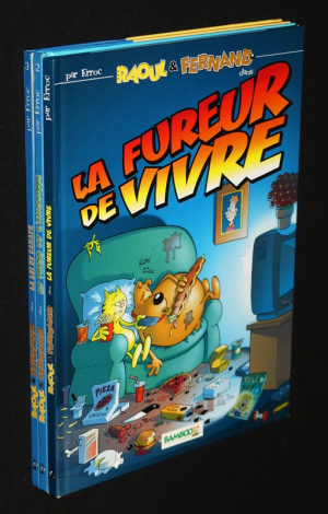 Raoul et Fernand, Tomes 1 à 3 : La fureur de vivre - Le frigo de l'angoisse - La Loi du canapé (3 volumes)