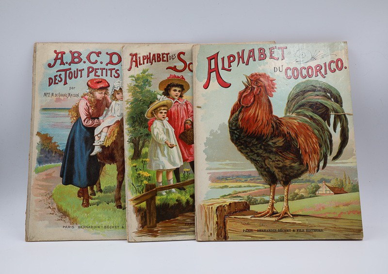 ABCD des tout petits, Ensemble de trois albums chromolithographiés