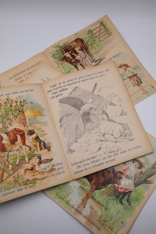ABCD des tout petits, Ensemble de trois albums chromolithographiés