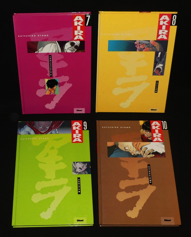 Akira  13 volumes, Edition couleur Glénat