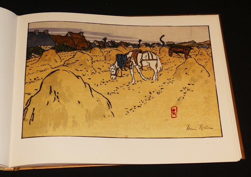 Henri Rivière, paysages bretons, études de vagues