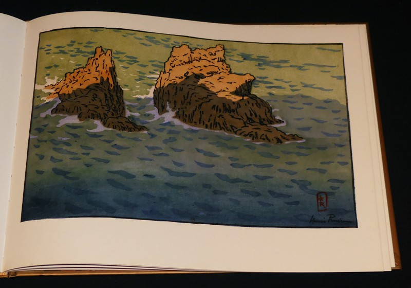 Henri Rivière, paysages bretons, études de vagues