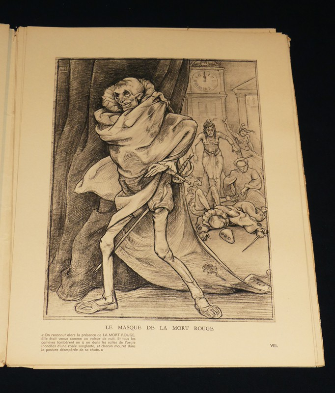 Edgar Allan Poe : 1 frontispice et 12 illustrations de Robert West