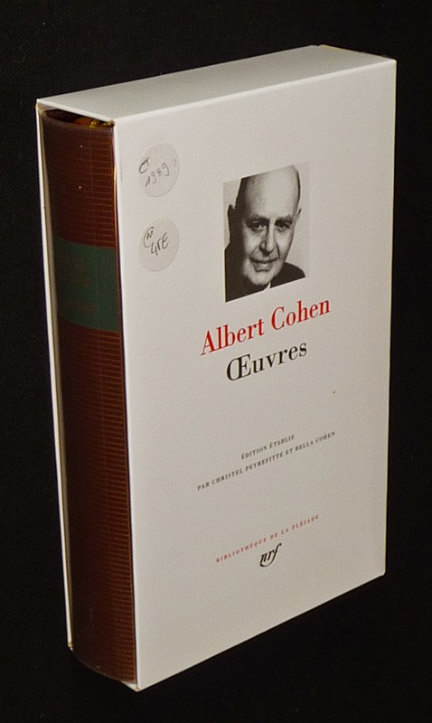 Oeuvres d'Albert Cohen (Bibliothèque de la Pléiade)